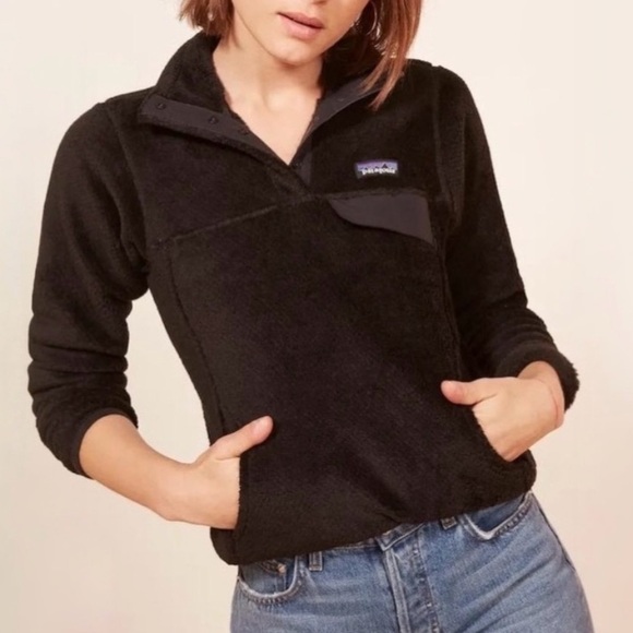 Patagonia Black Re-Tool Snap-T Pullover Fleece Size S - Picture 12 of 12